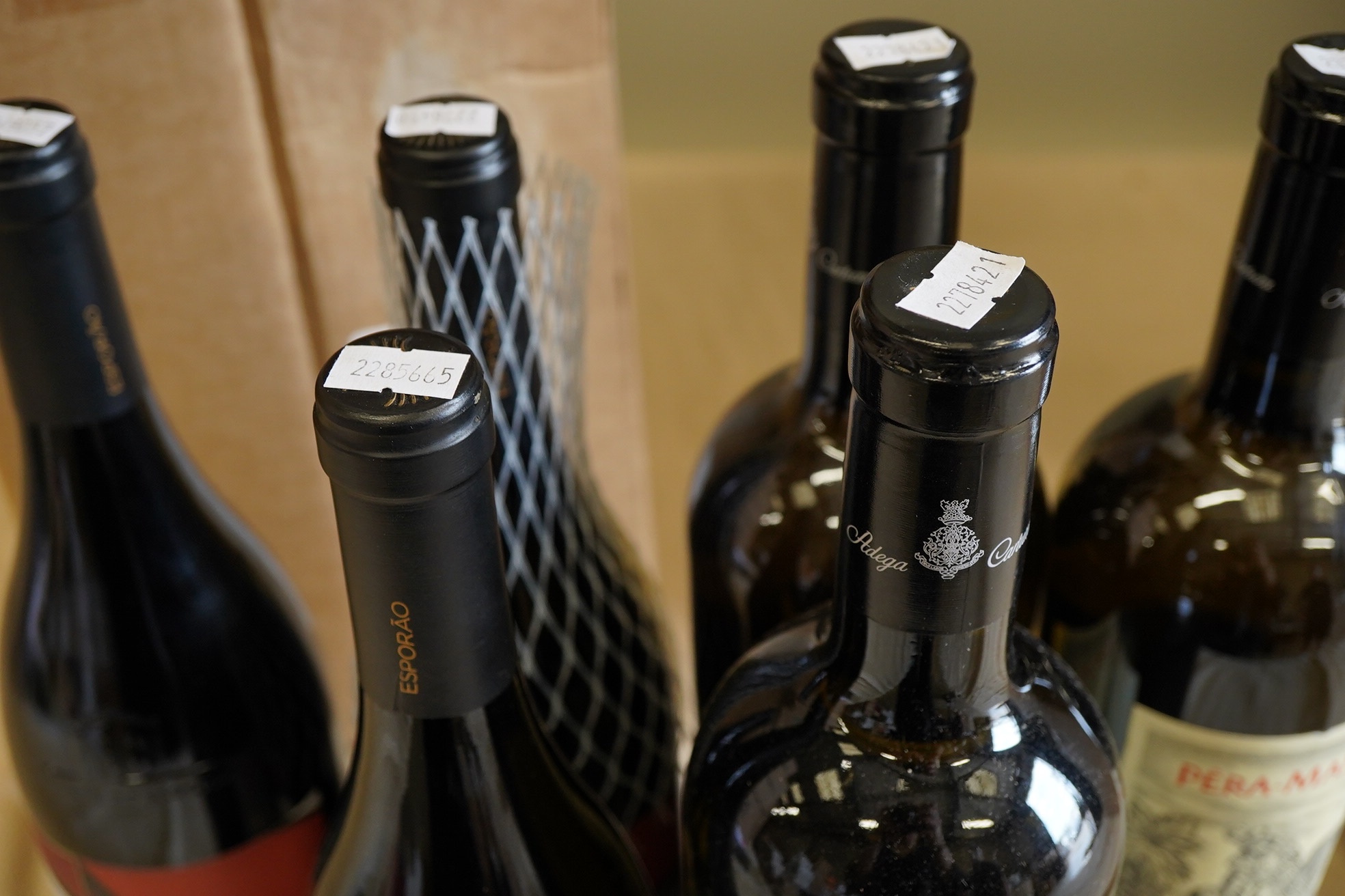 A mixed parcel of Portuguese Alentejo red and white wine